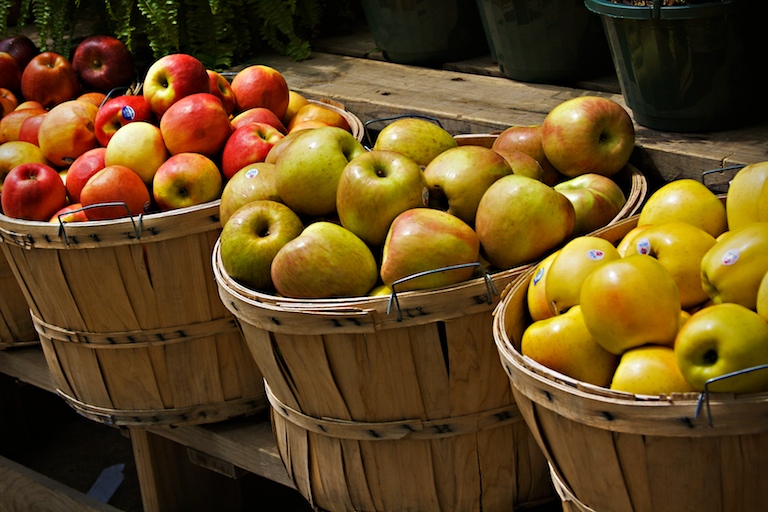 Baskets of Apples